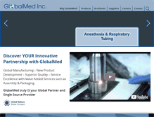 Tablet Screenshot of globalmedinc.com